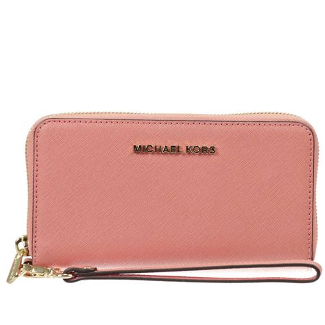 michael kors geldbeutel rosa handy|Michael Kors.